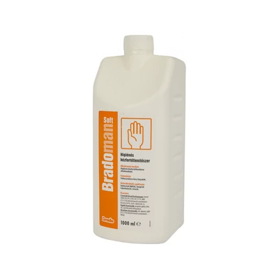 Bradoman soft, higiénés kézfertőtlenítő, 1 liter