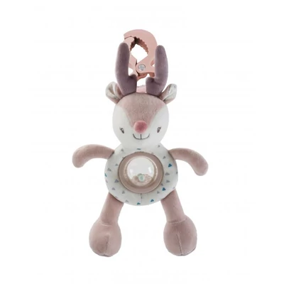 Petite&amp;mars Rezgő játék csörgővel csiptetőn őzike Suzi