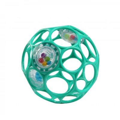 BS Játék OBALL RATTLE 10cm dark turquoise 0hó+
