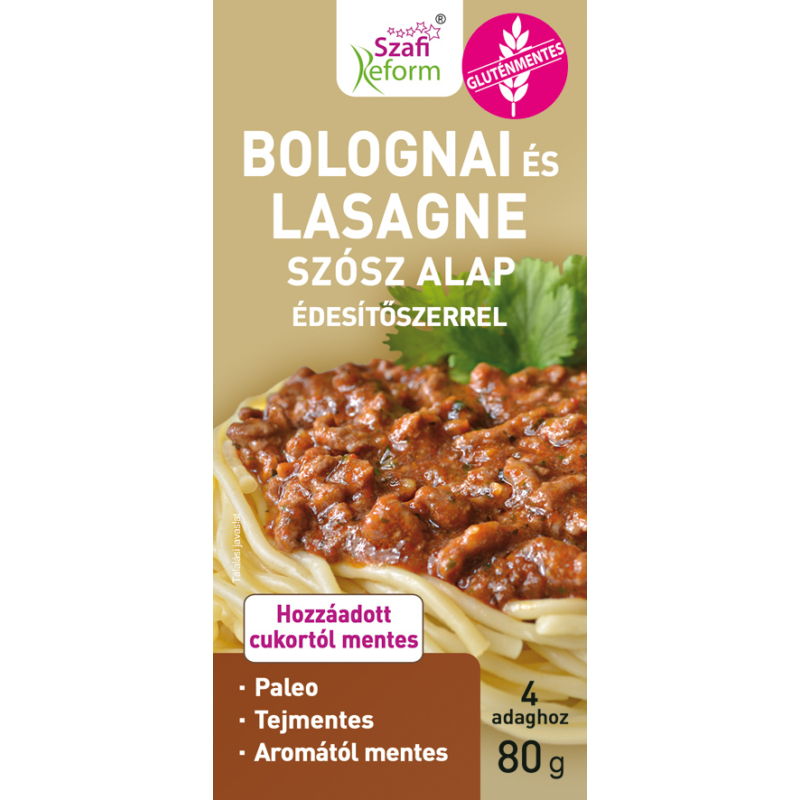 Szafi reform alap bolognai és lasagne