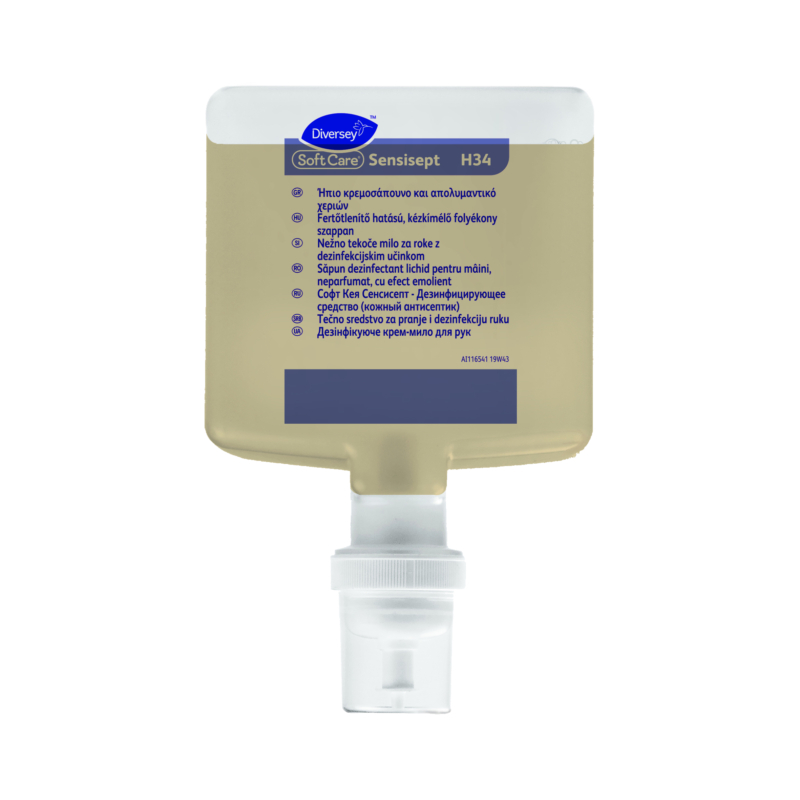 Soft Care Sensisept H34 IC bőrkínélő kézfertőtlenítő szappan, 1,3 liter
