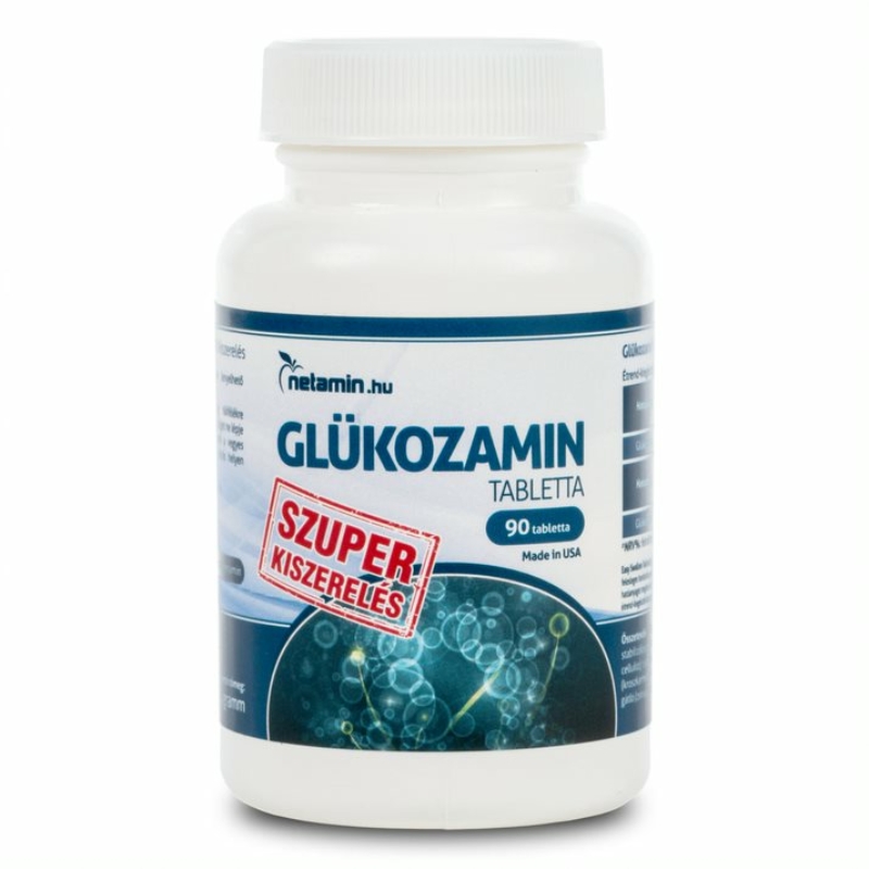 Netamin Glükozamin tabletta – SZUPER kiszerelés (90 tabletta)