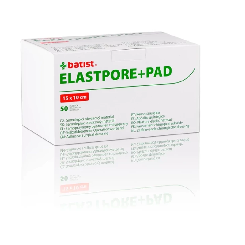 Elastpore+pad szigetkötszer, 10 x 15 cm, steril