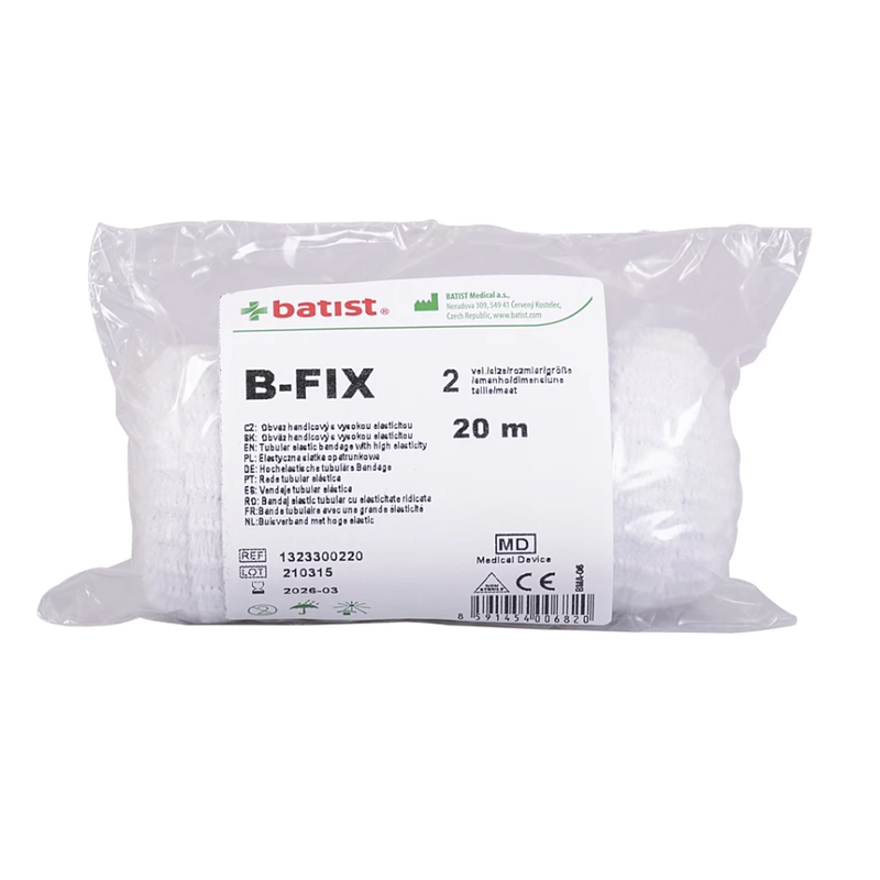 Csőkötszer, 20 m,  2&quot;, kar, 3 ujj, b-fix