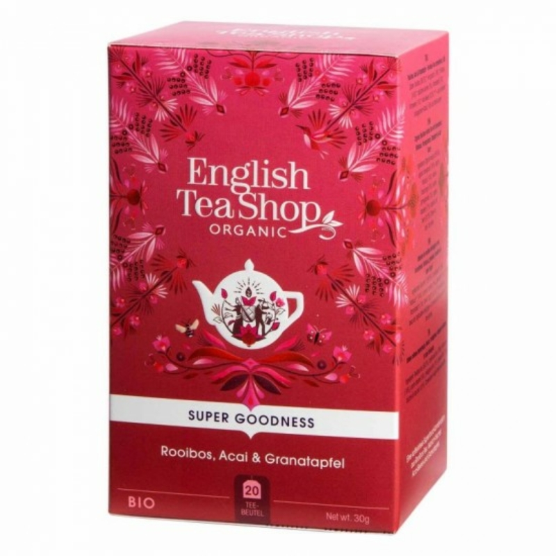 English Tea shop  rooibos bio tea acai bogyóval és gránátalmával 20 db