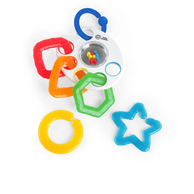 BABY EINSTEIN Rágóka csörgővel C karikán