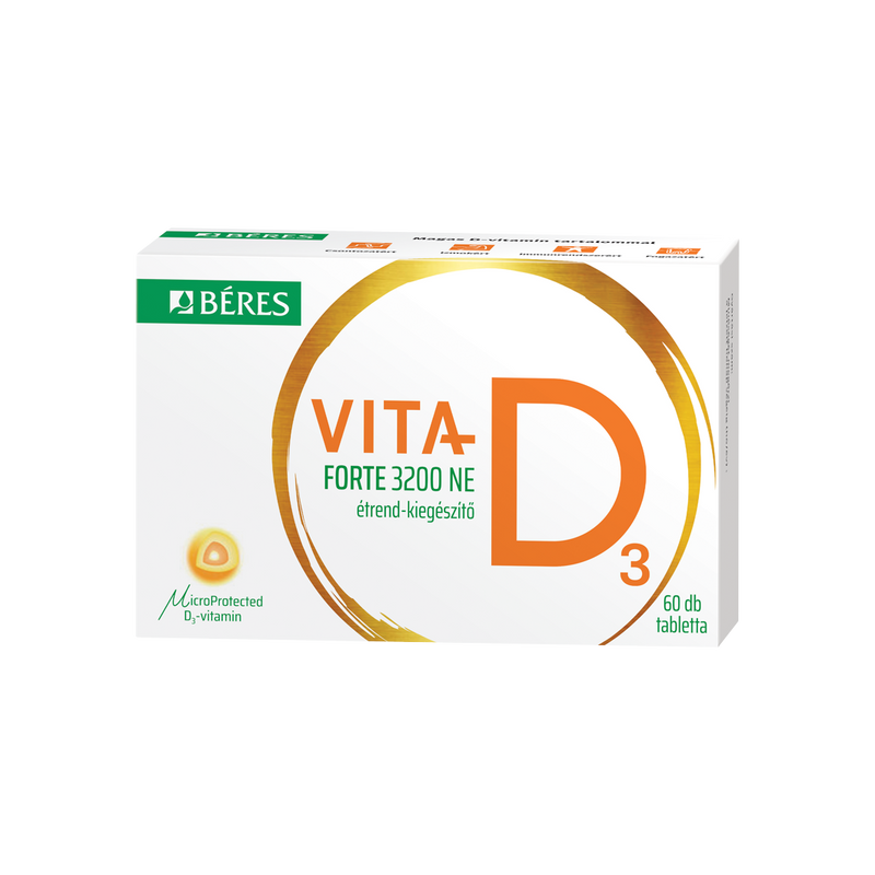 Béres Vita-D3 Forte 3000 NE tabletta - 60 db