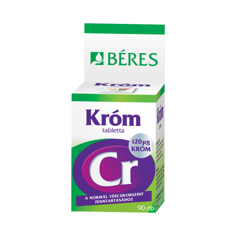 Béres Egészségtár Króm tabletta - 90 db