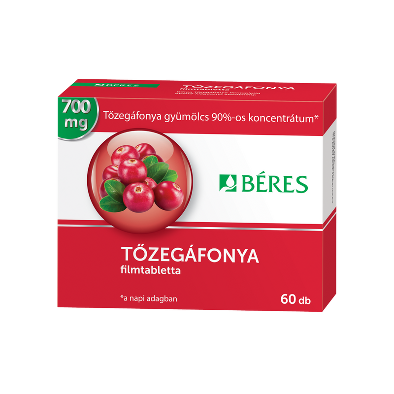 Béres Tőzegáfonya filmtabletta 60 db