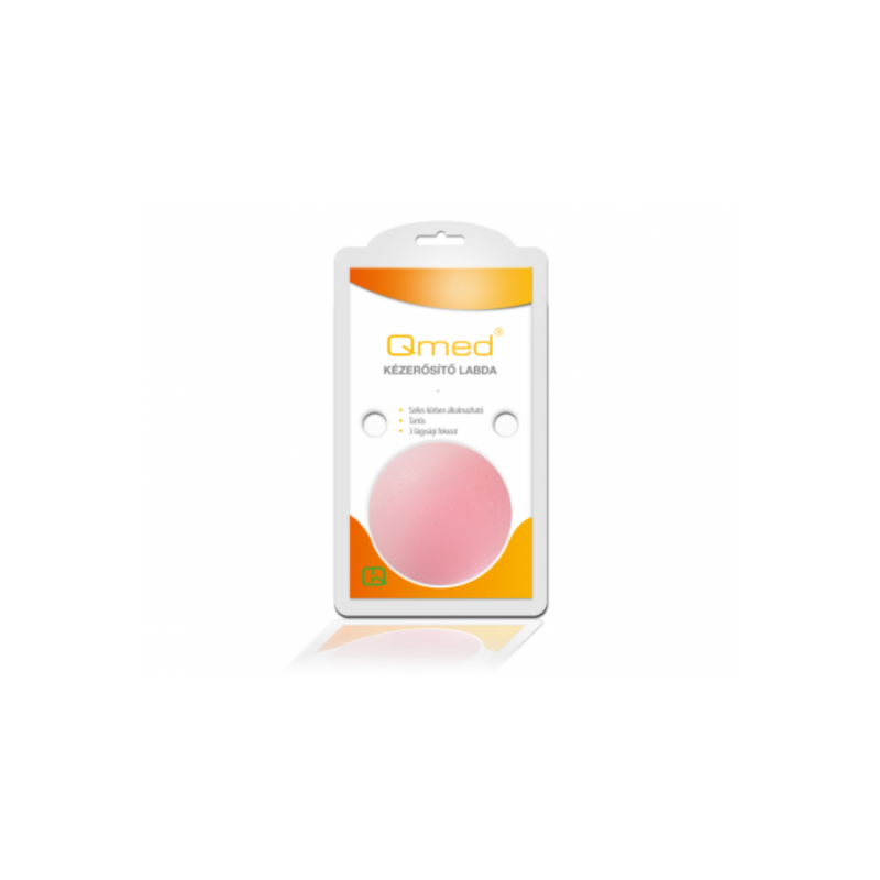 QMED Kézerősítő labda- extra lágy- rózsaszín- március 8-tól