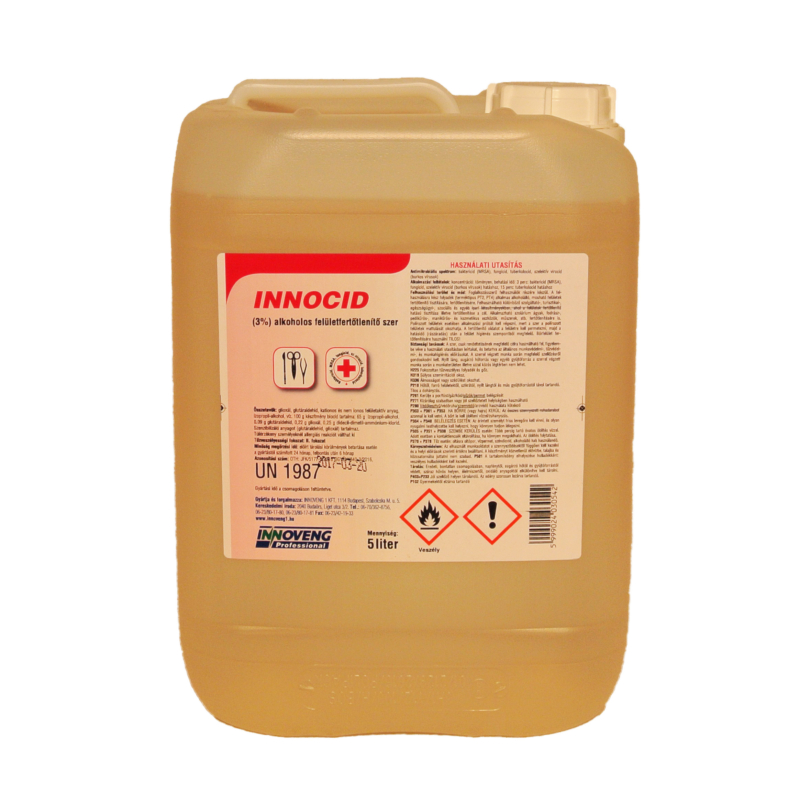 INNOCID (3%) alkoholos felületfertőtlenítő szer 5 liter