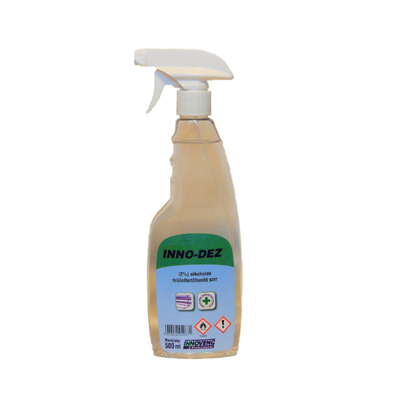 INNO-DEZ (2%) alkoholos felületfertőtlenítő szer 0,5 liter