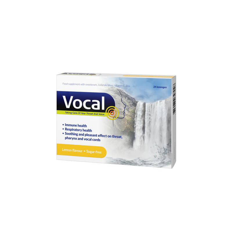Vocal torokcukorka, citromos