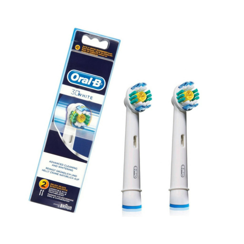 Oral-B EB18-2 elektromos fogkefe pótfej 3D white - 2db