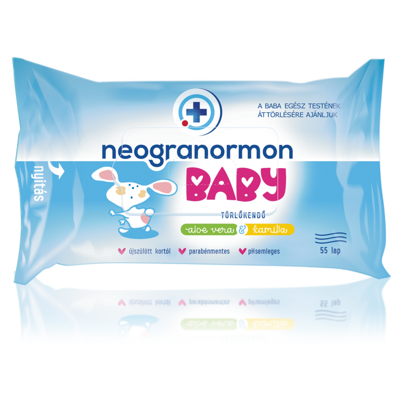 Neogranormon Baby Törlőkendő 55 lap