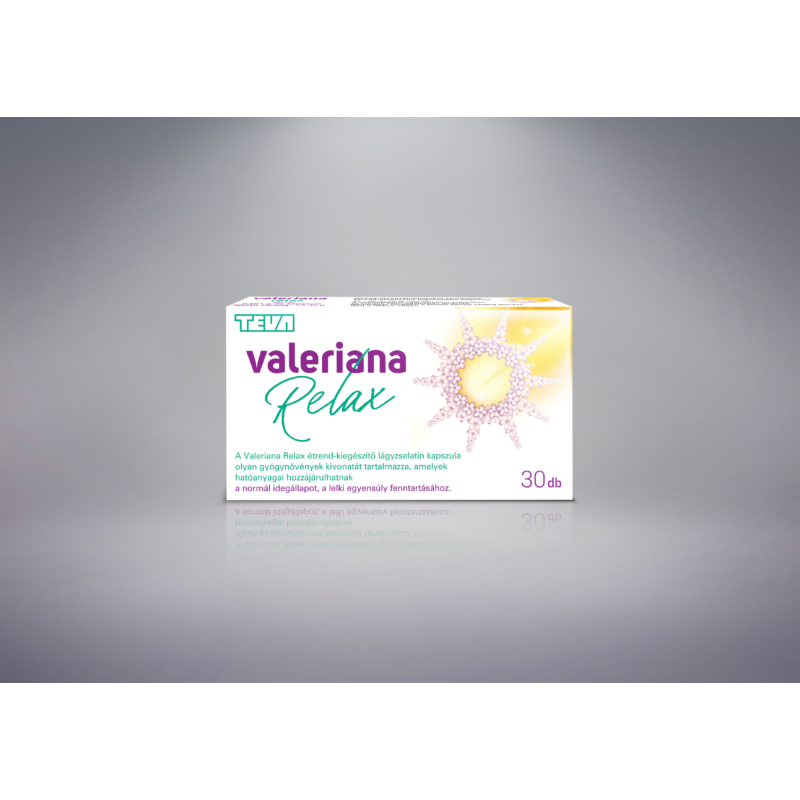 Valeriana relax lágyzselatin nyugtató kapszula 30 db
