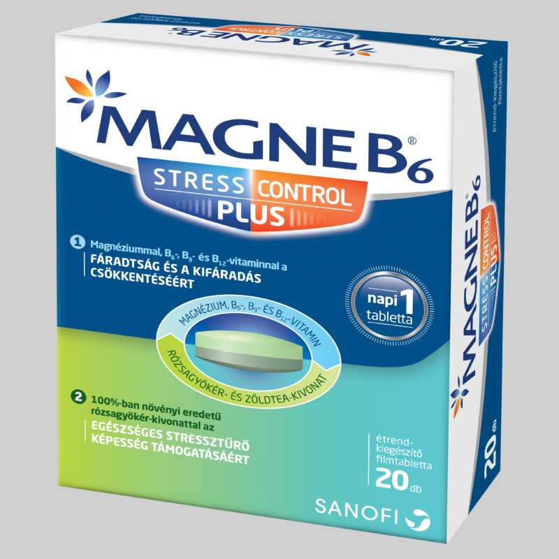 Magne B6 Stress Control Plus étrend-kiegészítő filmtabletta 20x