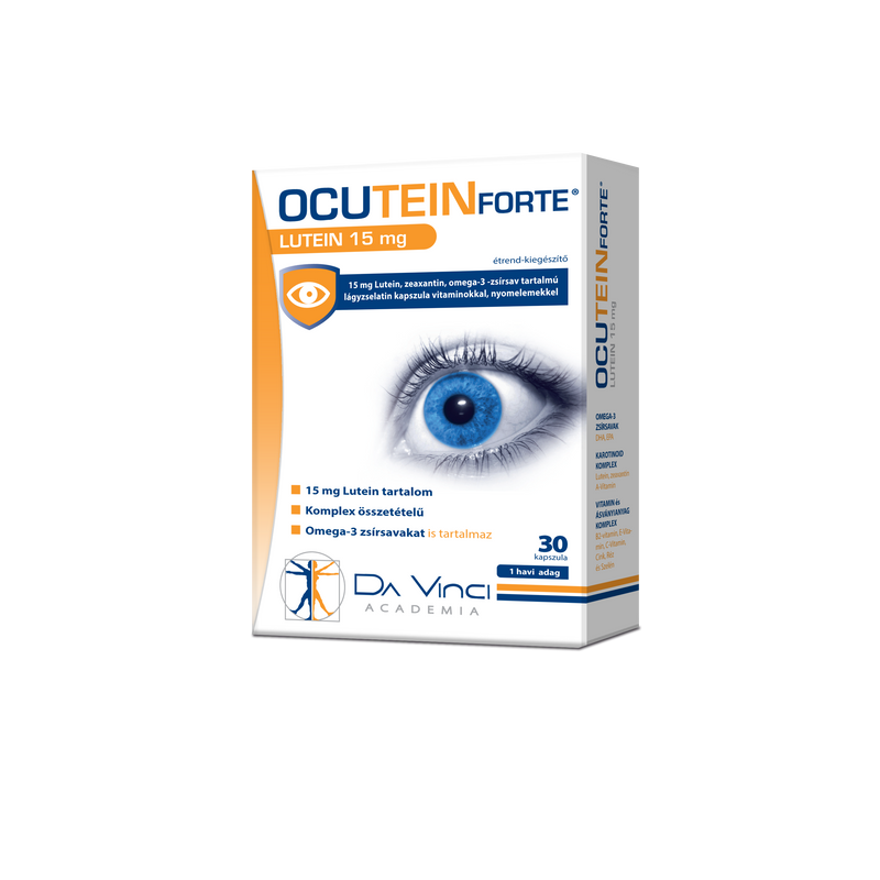 OCUTEIN FORTE 15 mg Lutein lágyzselatin kapszula 30x