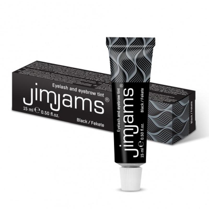 JimJams szempilla és szemöldökfesték FEKETE 15ml