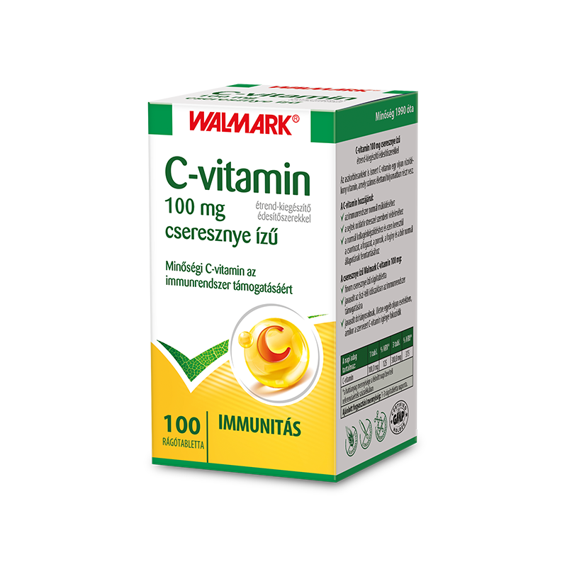 Walmark® C-vitamin cseresznye ízű 100 mg 100 db