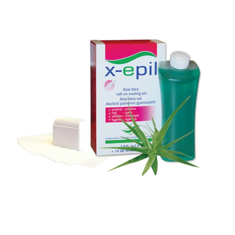 X-Epil Aloe-Vera-s patronos gyantaszett