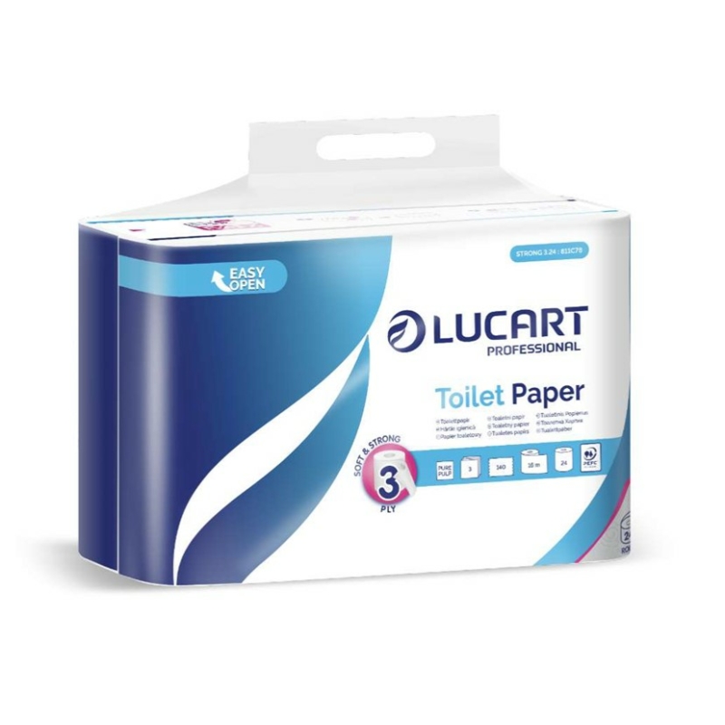 Lucart Strong 3.24 wc papír 3 rétegű 16,1M 140 lap