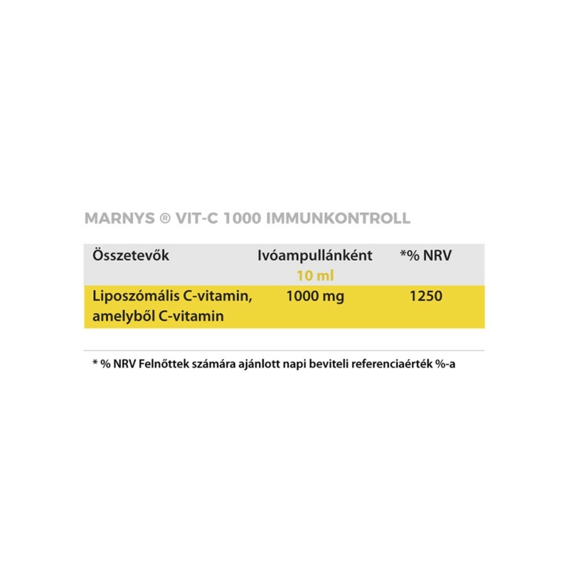 MARNYS VIT-C 1000 Liposzómás C-vitamin